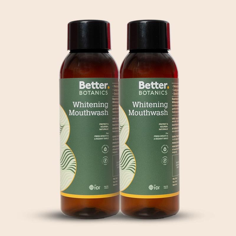 Better Botanics Whitening Mouthwash, botol 100 ml